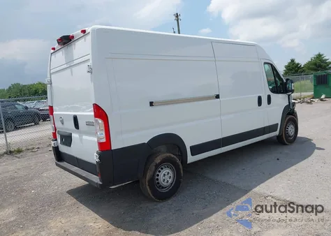 2024 Ram Promaster 2500 Tradesman High Roof 159 Wb W/Pass Seat from USA, damaged, VIN 3C6LRVDG7RE125628